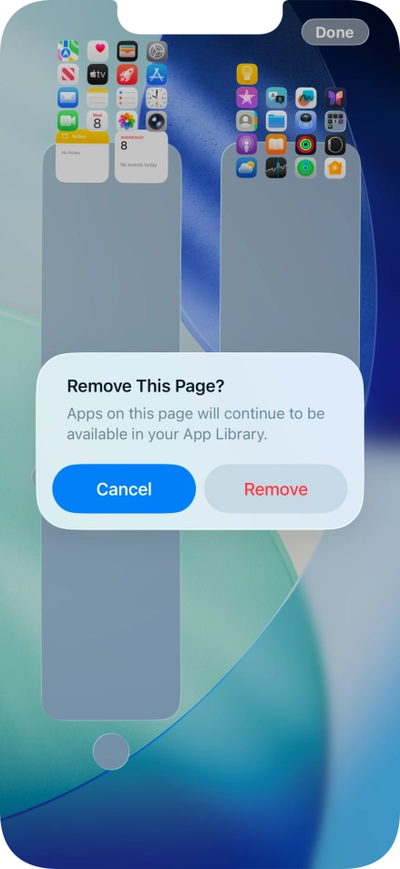 Press Remove. Press Remove.