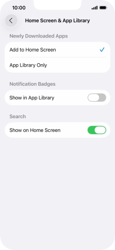 To add new downloaded apps to both the home screen and App Library, press Add to Home Screen. To add new downloaded apps to both the home screen and App Library, press Add to Home Screen.