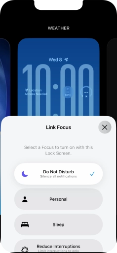 Press the close icon. Press the close icon.