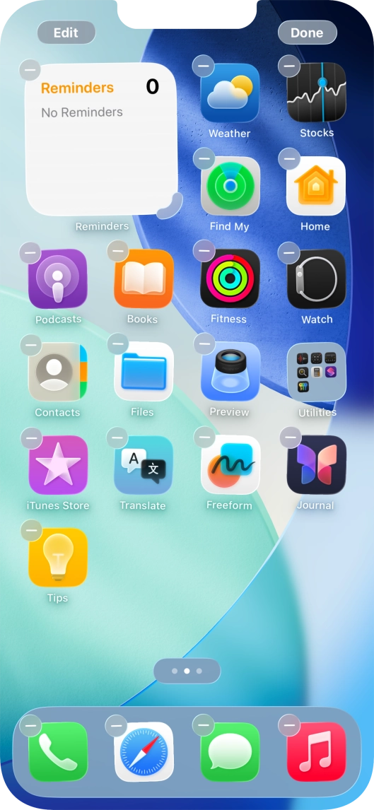 Press Done. Press Done.