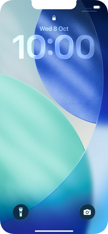 Press and hold anywhere on the lock screen. Press and hold anywhere on the lock screen.