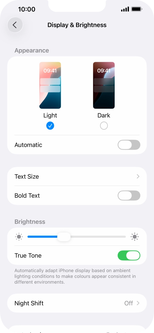 Press Dark. Press Dark.