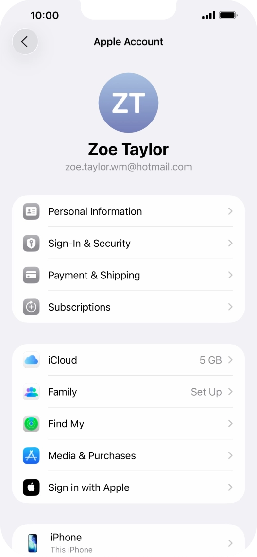 Press Find My. Press Find My.