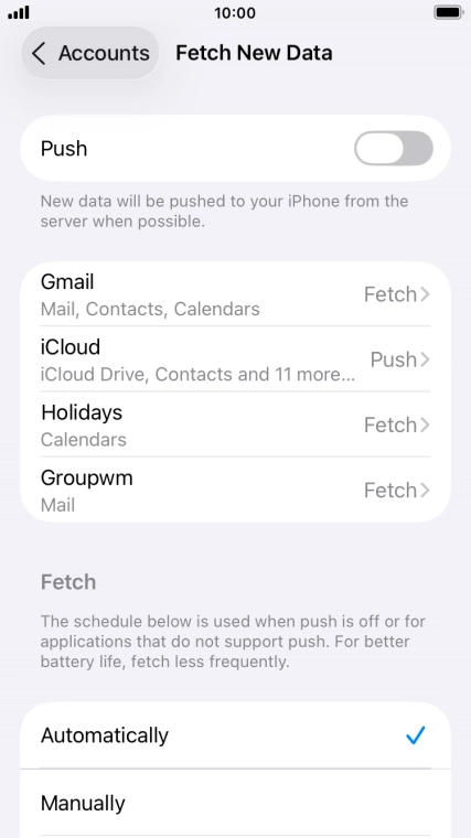 If you turn off the function, press the required setting. If you turn off the function, press the required setting.