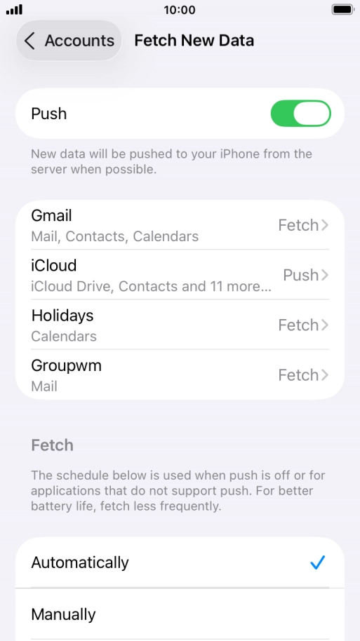 Press the indicator next to Press the indicator next to