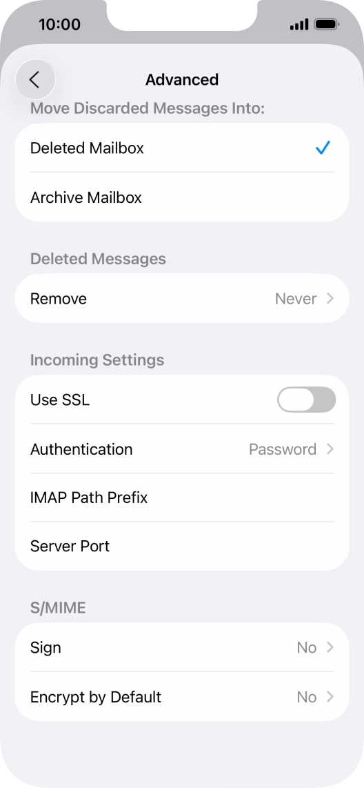 Press the indicator next to Press the indicator next to