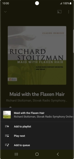 Press Add to playlist. Press Add to playlist.