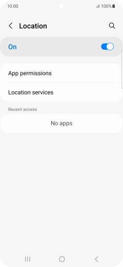 Press App permissions. Press App permissions.