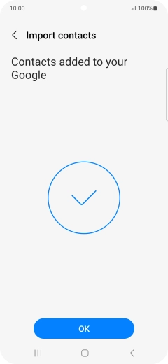 Press OK. Press OK.