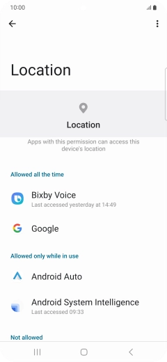 Press the required app. Press the required app.