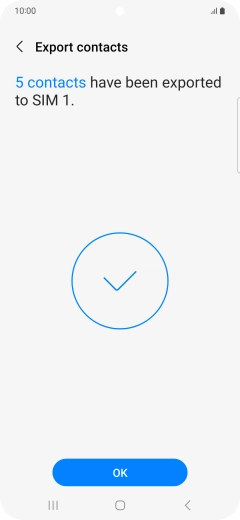 Press OK. Press OK.