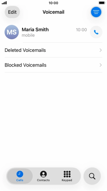 Press the required message. Press the required message.