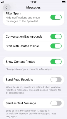 Press the indicator next to Press the indicator next to