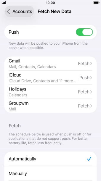 Press the indicator next to Press the indicator next to