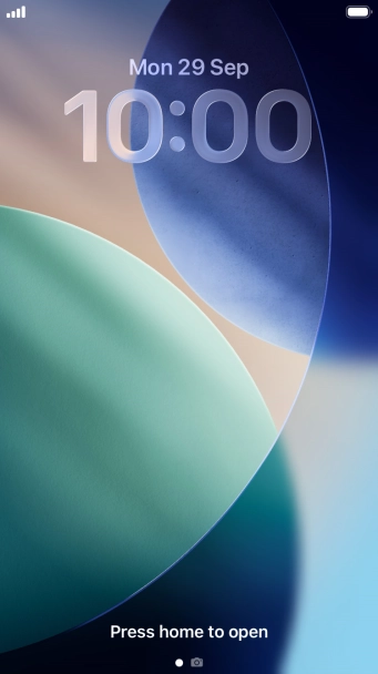 Press and hold anywhere on the lock screen. Press and hold anywhere on the lock screen.