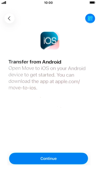 To transfer content to your phone, you need to install the app To transfer content to your phone, you need to install the app