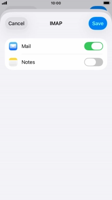 Press Save. Your email account has now been set up. To select more settings for incoming and outgoing server, proceed with the following steps. Press Save. Your email account has now been set up. To select more settings for incoming and outgoing server, proceed with the following steps.