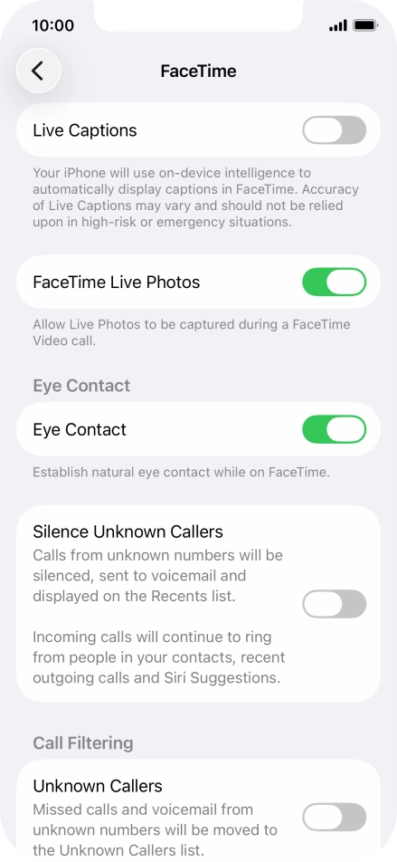 Press the indicator next to Press the indicator next to
