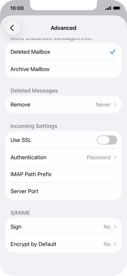 Press the indicator next to Press the indicator next to