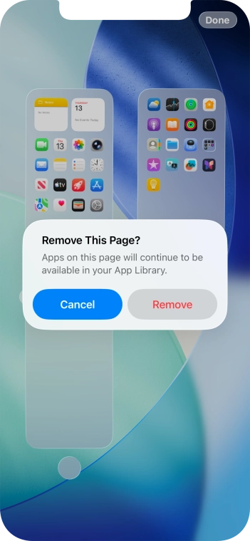 Press Remove. Press Remove.