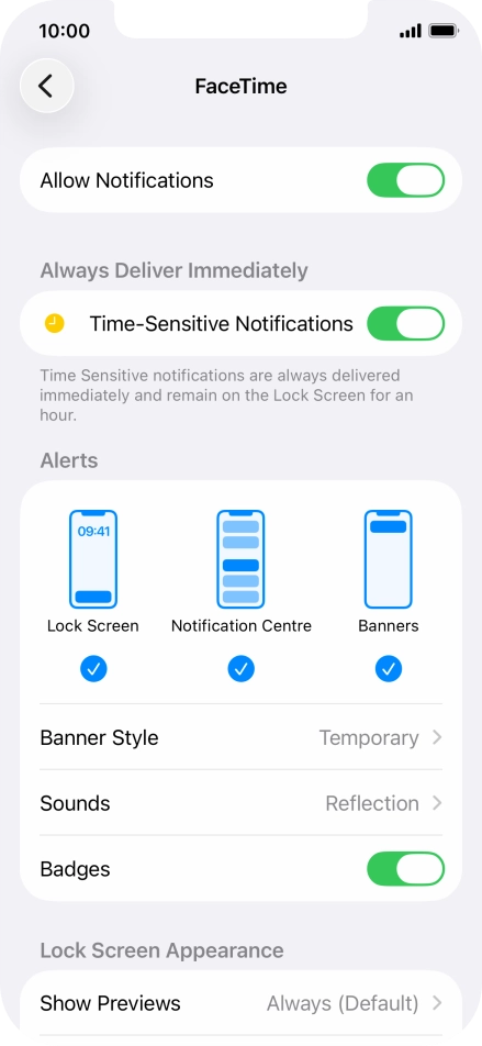 Press the indicator next to Press the indicator next to