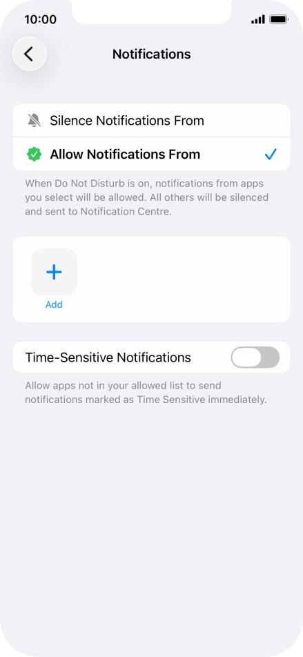 Press the indicator next to Press the indicator next to