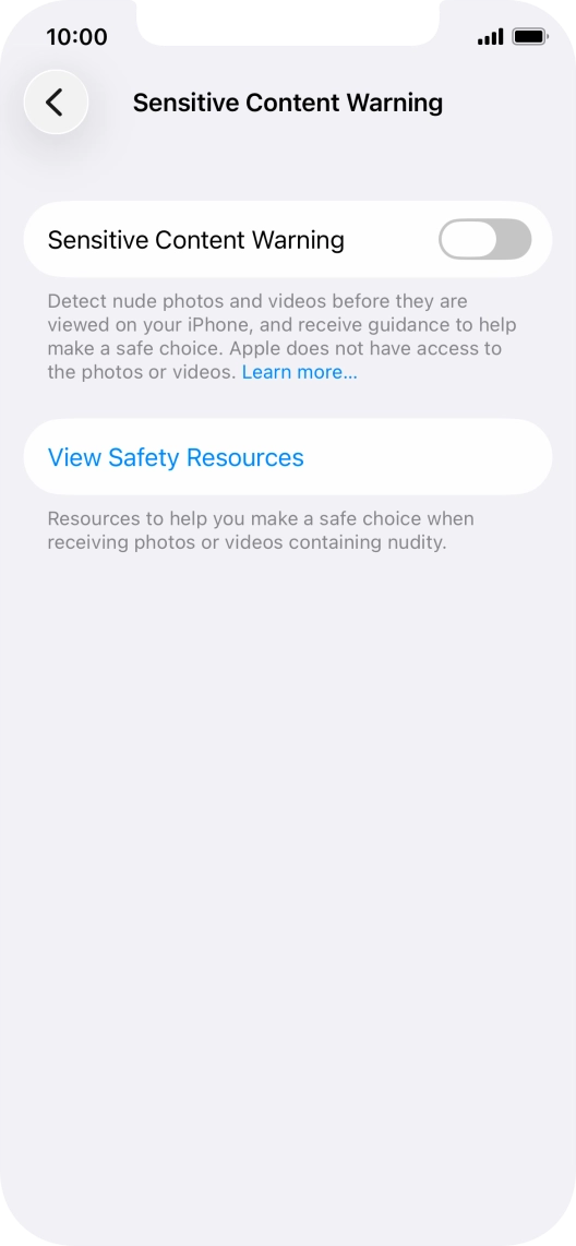 Press the indicator next to Press the indicator next to