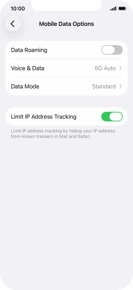 Press the indicator next to Press the indicator next to