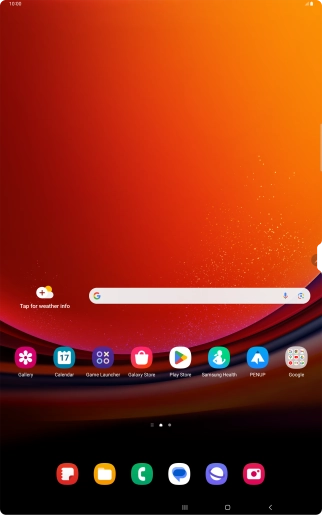 Slide your finger upwards on the screen. Slide your finger upwards on the screen.