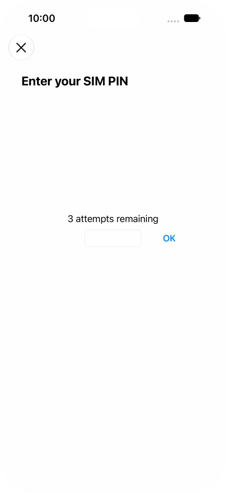 If your SIM is locked, key in your PIN and press OK. The default PIN is 1111. If your SIM is locked, key in your PIN and press OK. The default PIN is 1111.