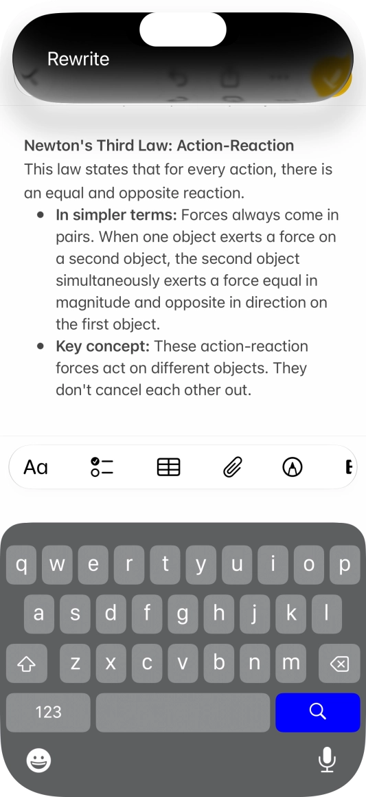 To automatically rewrite the text, use the command “Rewrite”. To automatically rewrite the text, use the command “Rewrite”.