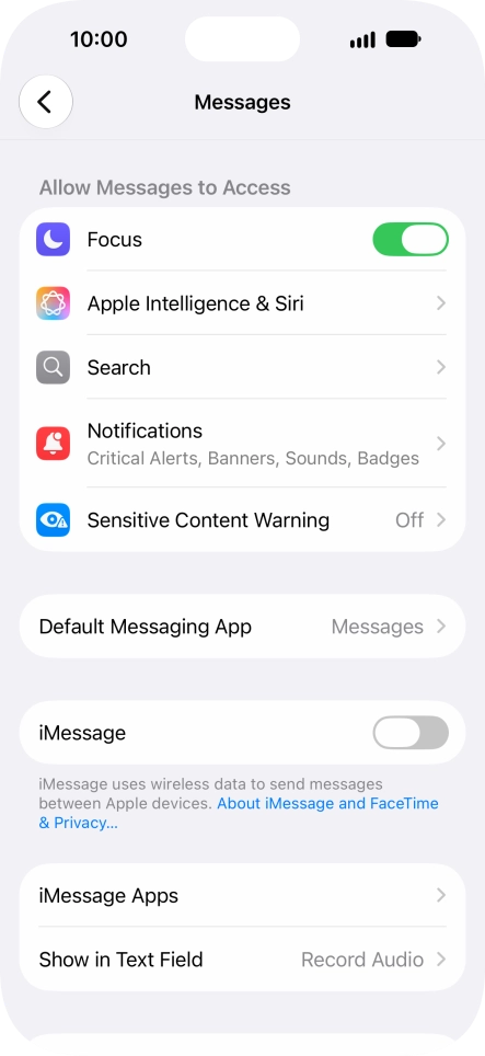 Press the indicator next to Press the indicator next to