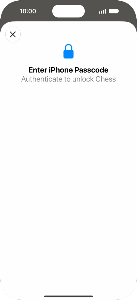 Use the phone lock code you created. The app is now no longer locked. Use the phone lock code you created. The app is now no longer locked.