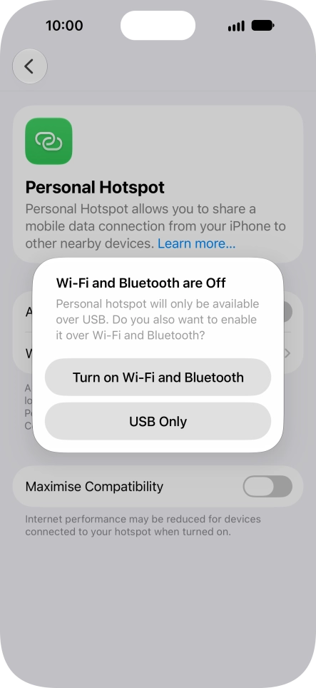 If Wi-Fi is turned off, press Turn on Wi-Fi and Bluetooth. If Wi-Fi is turned off, press Turn on Wi-Fi and Bluetooth.