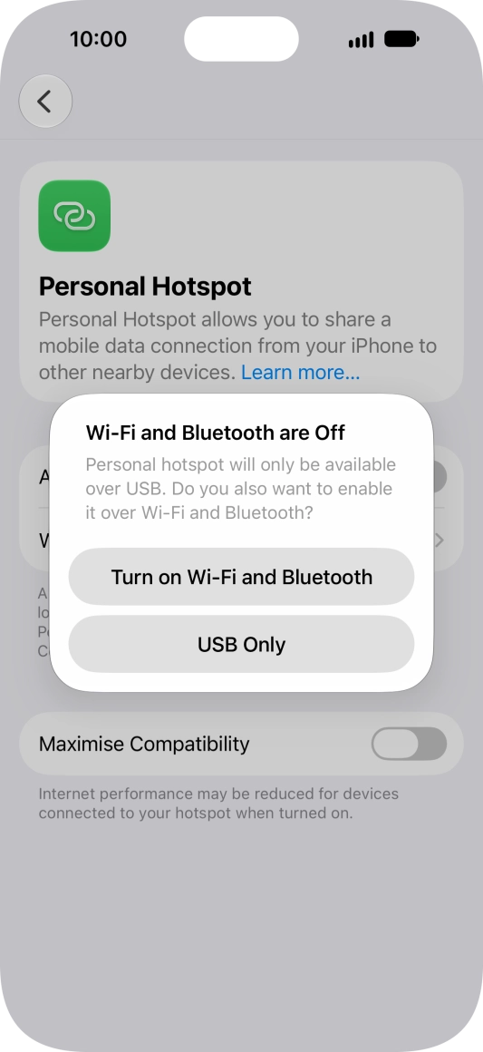 If Wi-Fi is turned off, press Turn on Wi-Fi and Bluetooth. If Wi-Fi is turned off, press Turn on Wi-Fi and Bluetooth.