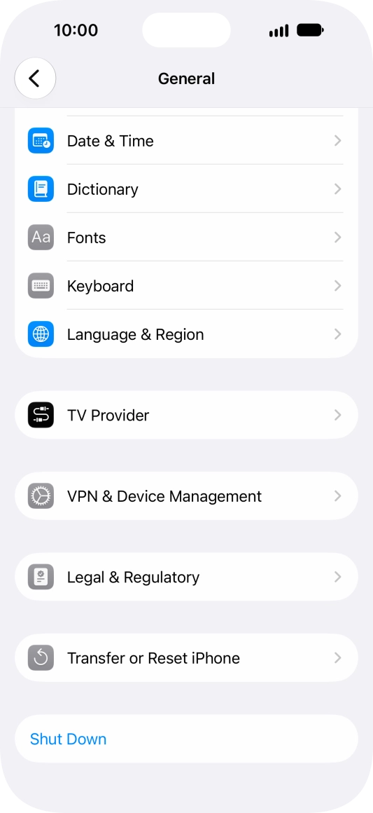 Press Transfer or Reset iPhone. Press Transfer or Reset iPhone.