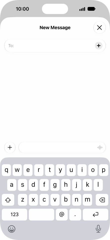 Press the add icon. Press the add icon.