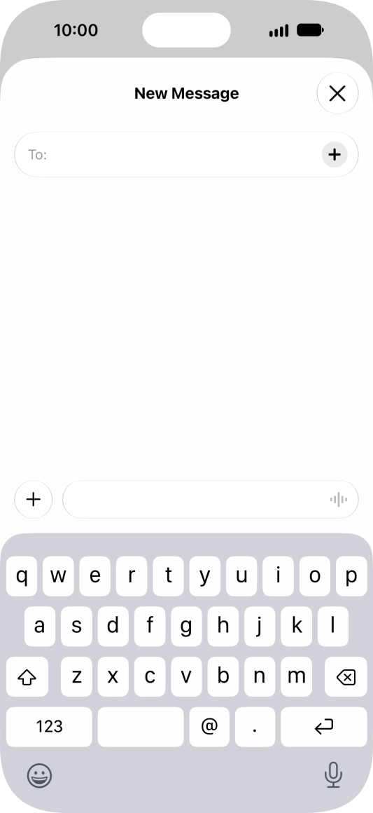 Press the add icon. Press the add icon.