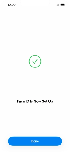 Press Done. If you haven't previously selected a phone lock code, key in a code of your own choice twice. Press Done. If you haven't previously selected a phone lock code, key in a code of your own choice twice.