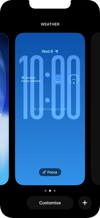 Press Focus. Press Focus.