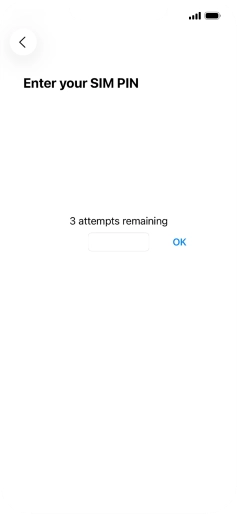 If your SIM is locked, key in your PIN and press OK. The default PIN is 1111. If your SIM is locked, key in your PIN and press OK. The default PIN is 1111.