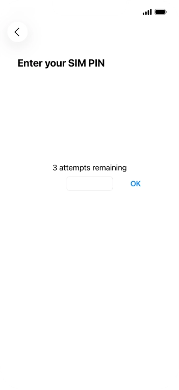 If your SIM is locked, key in your PIN and press OK. The default PIN is 1111. If your SIM is locked, key in your PIN and press OK. The default PIN is 1111.