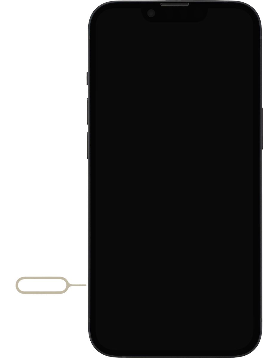 Find the opener for the SIM holder. Find the opener for the SIM holder.