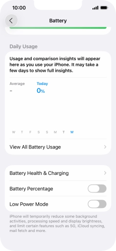 Press Battery Health & Charging. Press Battery Health & Charging.