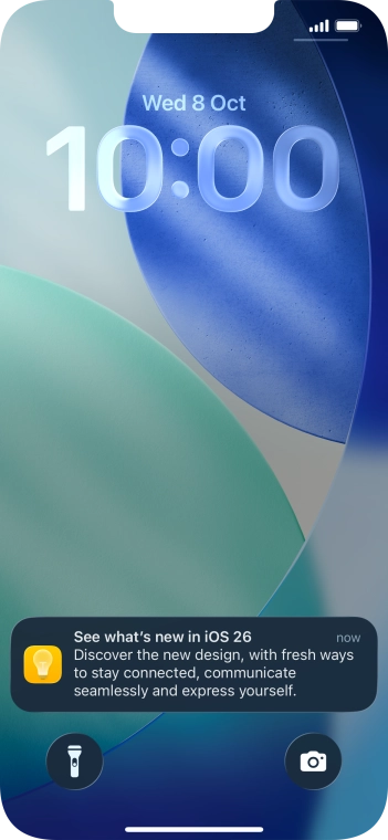 Press the required notification and follow the instructions on the screen to use the selected function. Press the required notification and follow the instructions on the screen to use the selected function.