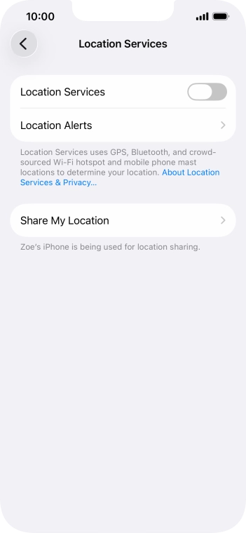 Press the indicator next to Press the indicator next to