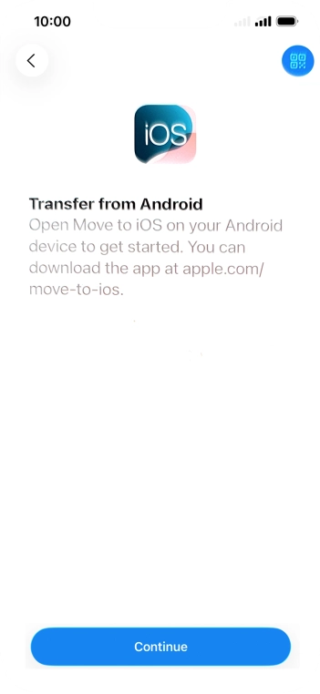 To transfer content to your phone, you need to install the app To transfer content to your phone, you need to install the app