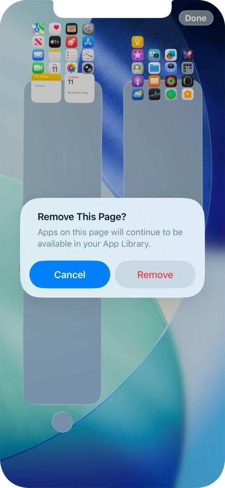 Press Remove. Press Remove.