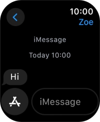 Press iMessage. Press iMessage.