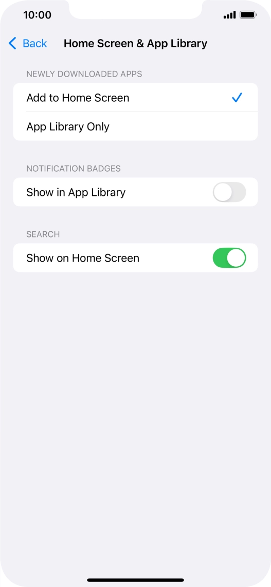 To add new downloaded apps to both the home screen and App Library, press Add to Home Screen. To add new downloaded apps to both the home screen and App Library, press Add to Home Screen.